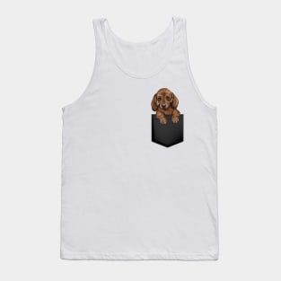 Dachshund in Pocket Tank Top